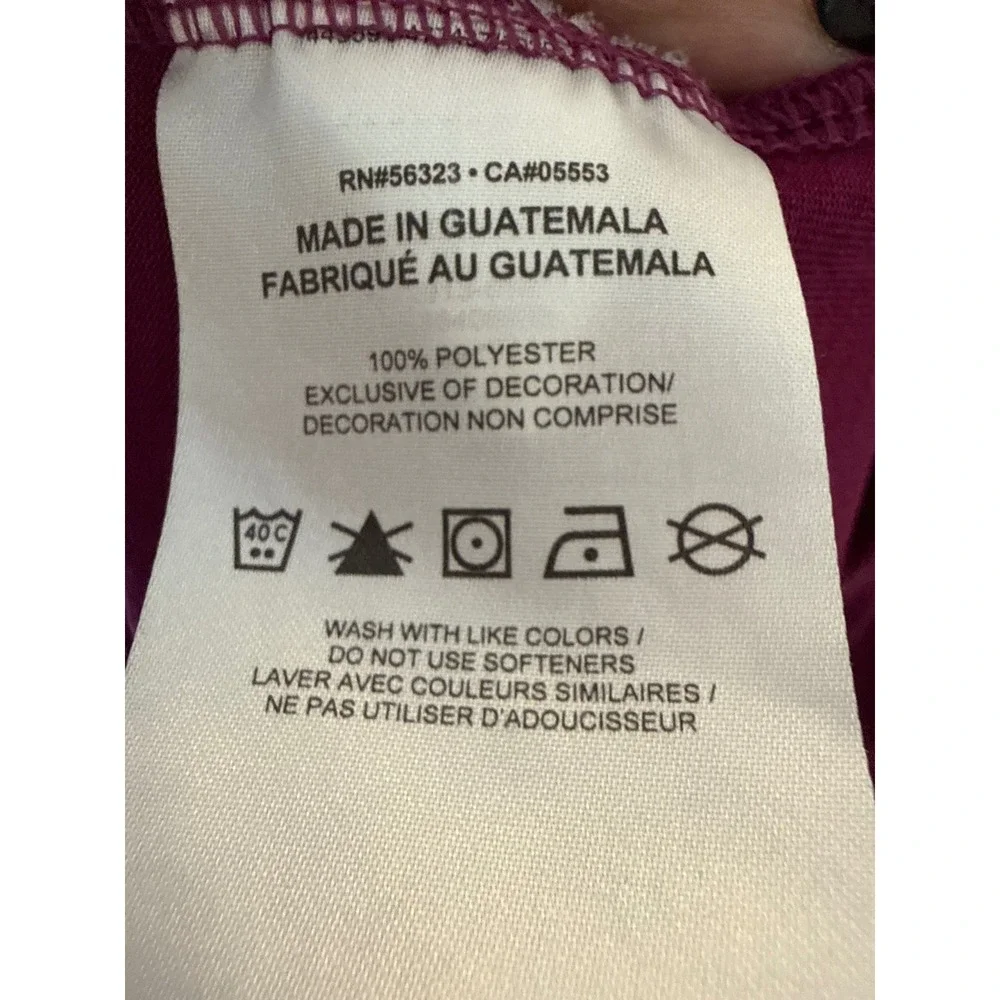 Nike Dri-FIT Women's Training Tank Size XL Maroon Muscle Tank Sweat Wicking - Picture 4 of 5